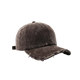 DISTRESSED BASEBALL HAT - Brown