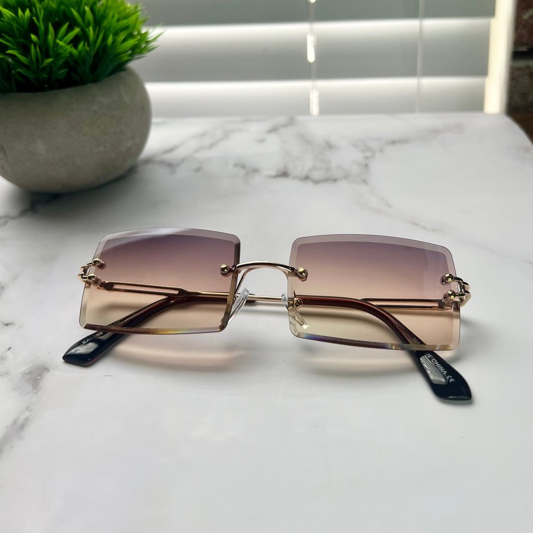Day Out Shades - Light Brown/ Pink Tint